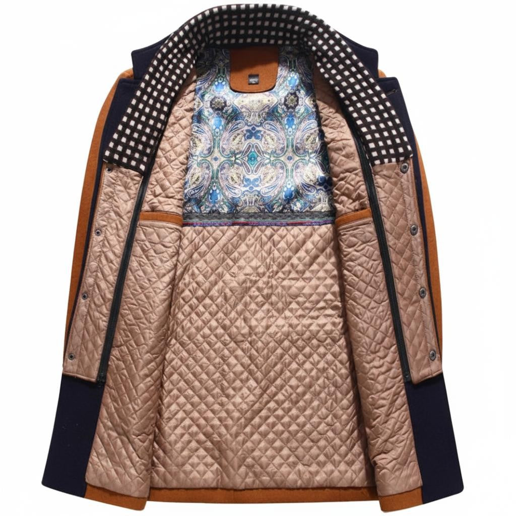 Men´s Lorenzo Vitali Elite Wool Coat – Tailored Premium Wool Overcoat